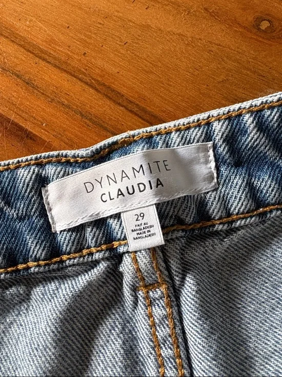 Dynamite Light Blue Ripped Men's Jeans - Picture 2 of 5